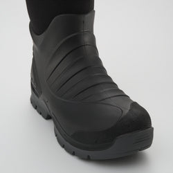 Black : Field Day Men's Work Boots - Zoom-in Front View