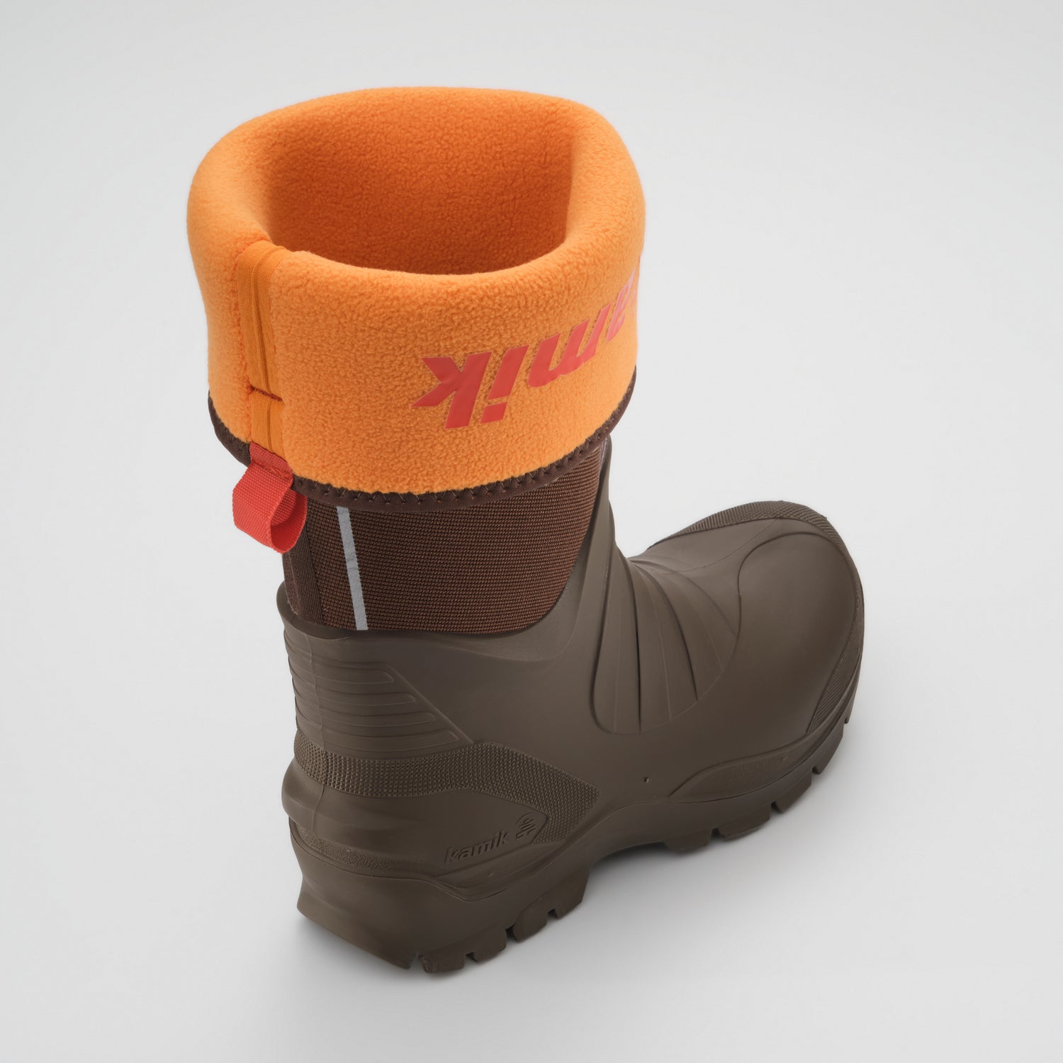 Brown : Field Day Men's Work Boots - Zoom-in Top View