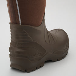 Brown : Field Day Men's Work Boots - Zoom-in Back View