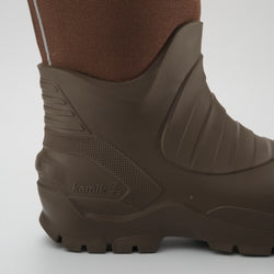 Brown : Field Day Men's Work Boots - Zoom-in Side View