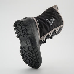 Black-Charcoal : Freezie Kids Winter Boots - Outsole View