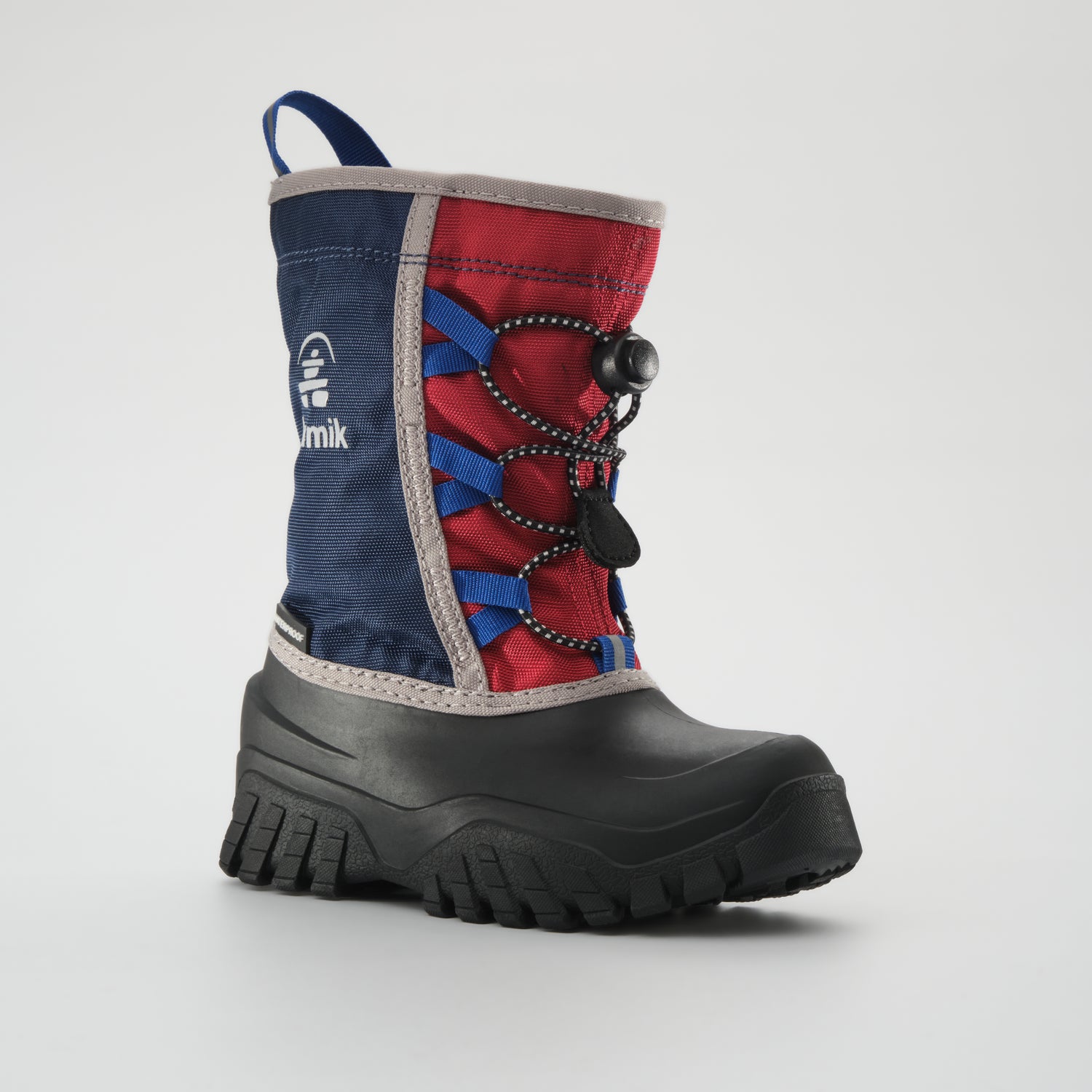 Navy-Red : Freezie Kids Winter Boots - Main View