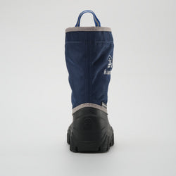 Navy-Red : Freezie Kids Winter Boots - Back View
