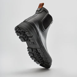 Black : Hailee Women's Rain Boots - Outsole View