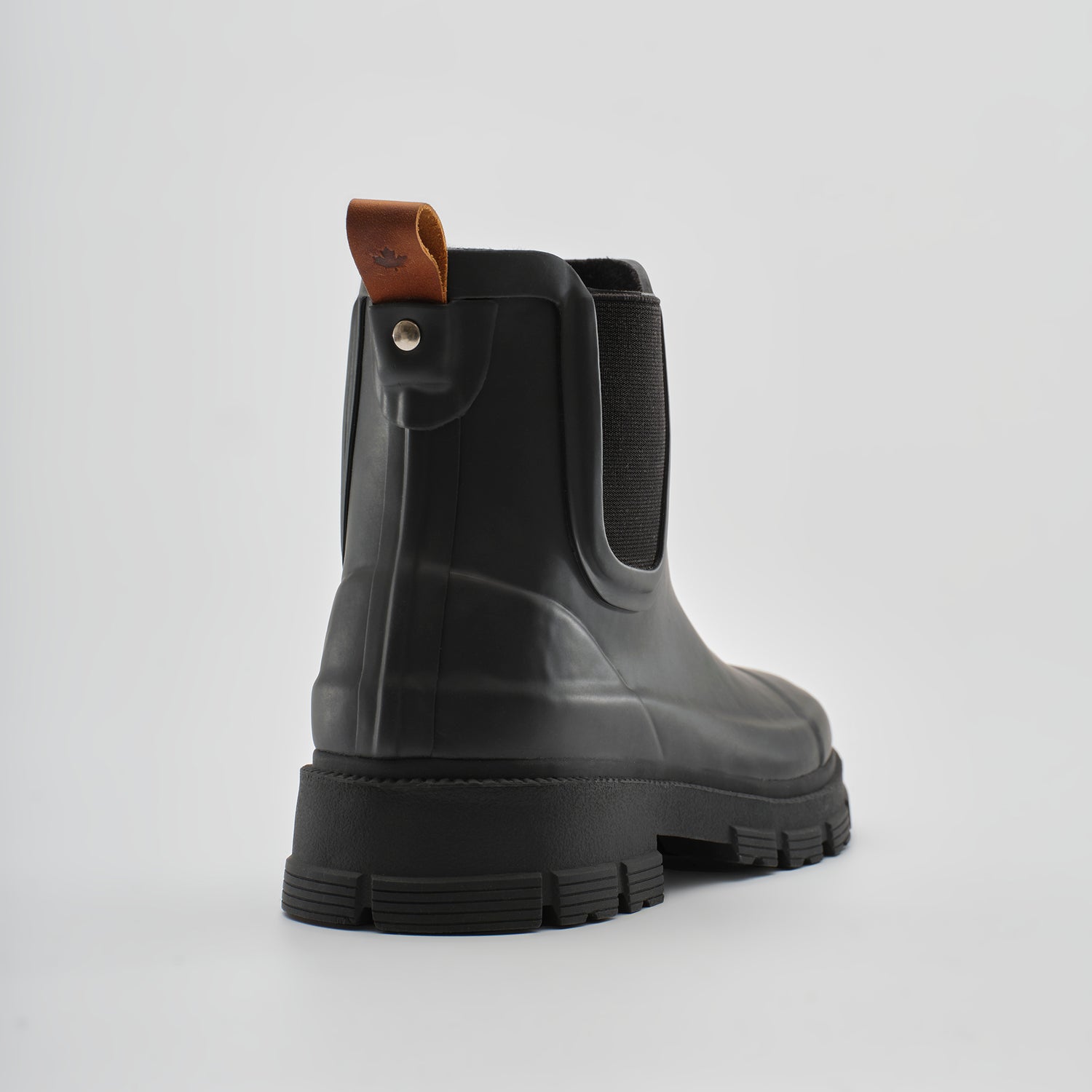 Black : Hailee Women's Rain Boots - Three-Quarter Back View