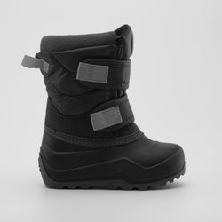 Black : Hibou Toddlers Winter Boots - Side View