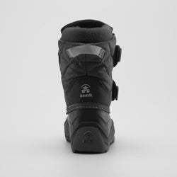Black : Hibou Toddlers Winter Boots - Back View