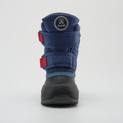 Light Navy : Hibou Toddlers Winter Boots - Front View