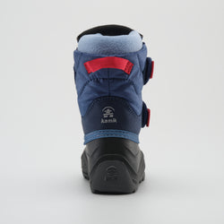 Light Navy : Hibou Toddlers Winter Boots - Side View