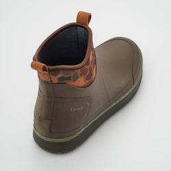 Camouflage : Lowtide Men's Rain Boots - Three-Quarter Back View