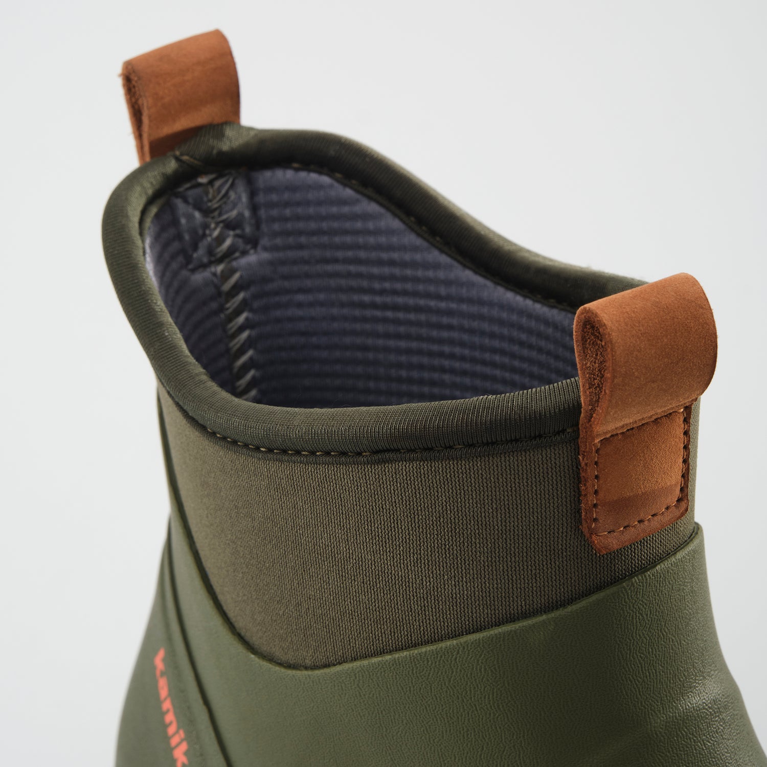 Dark Olive : Lowtide Men's Rain Boots - Top View
