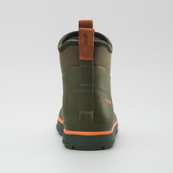 Dark Olive : Lowtide Men's Rain Boots - Back View
