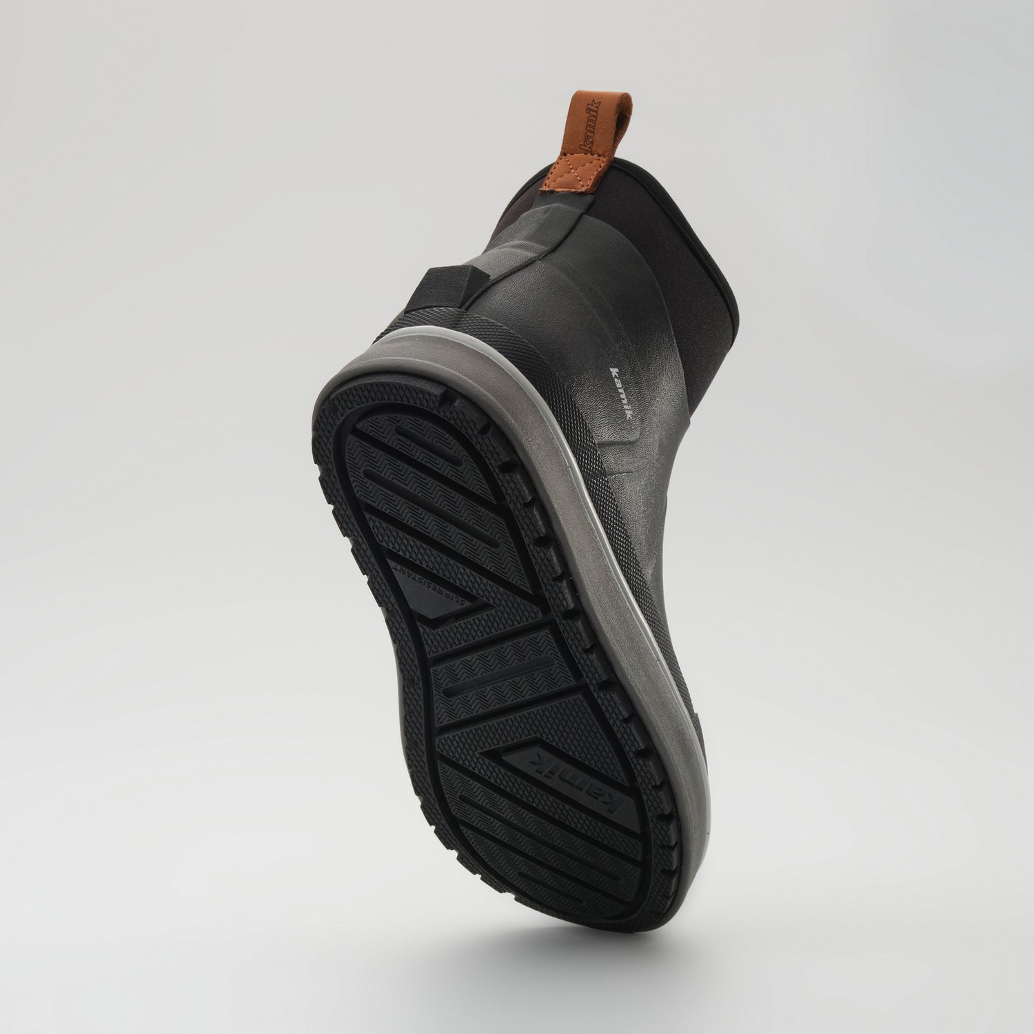 Black : Lowtide Women's Rain Boots - Outsole View