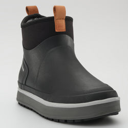 Black : Lowtide Women's Rain Boots - Three-Quarter Front View