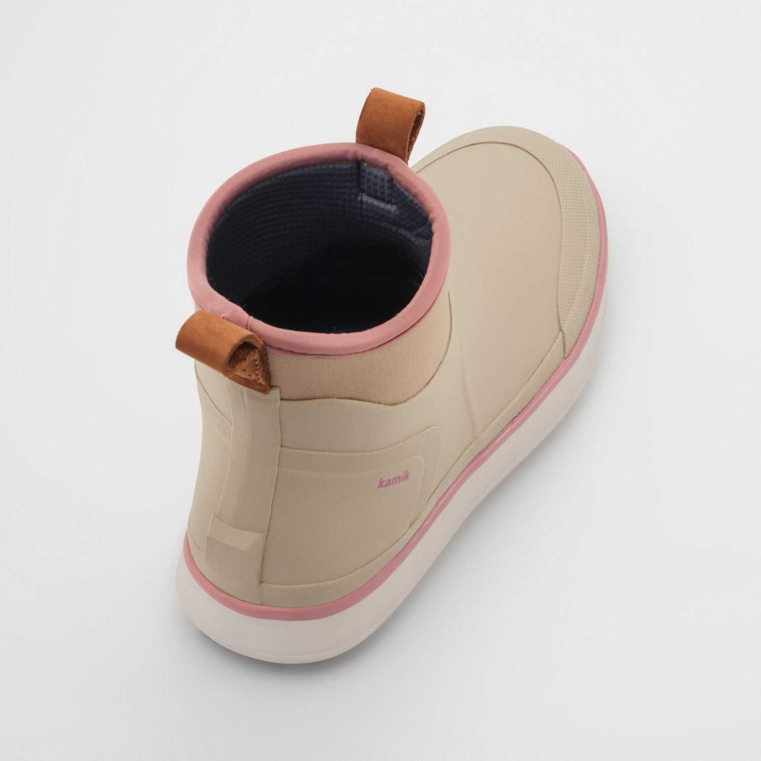 Fossil : Lowtide Women's Rain Boots - Three-Quarter Top View