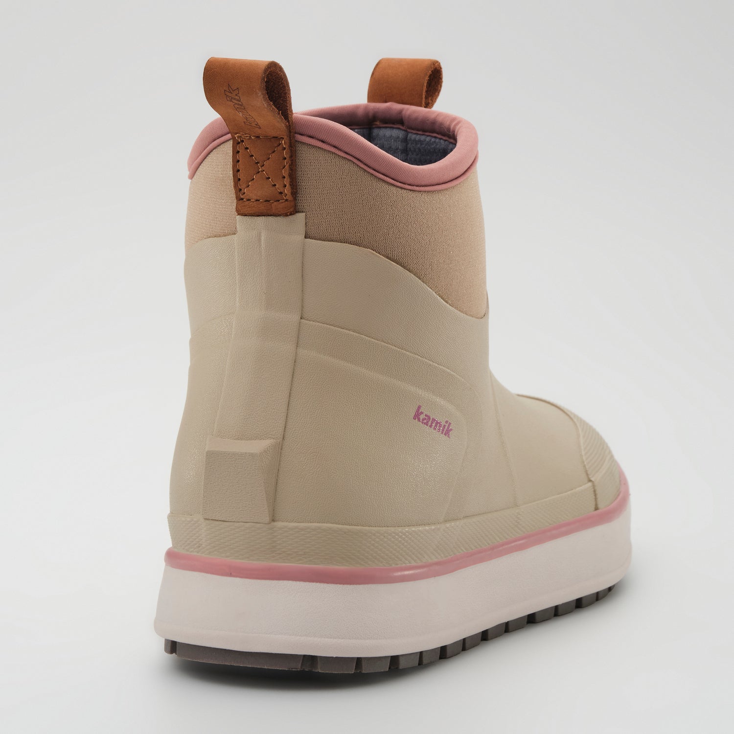Fossil : Lowtide Women's Rain Boots - Three-Quarter Back View