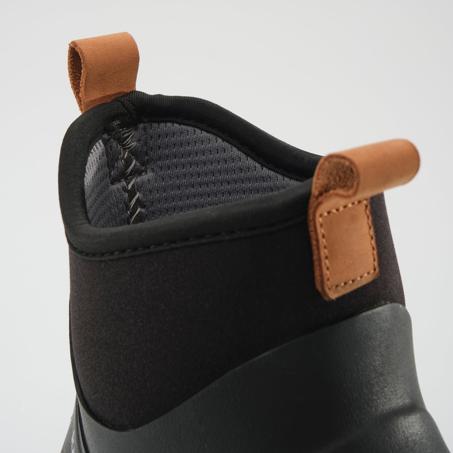 Black : Lowtide Men's Rain Boots - Top View