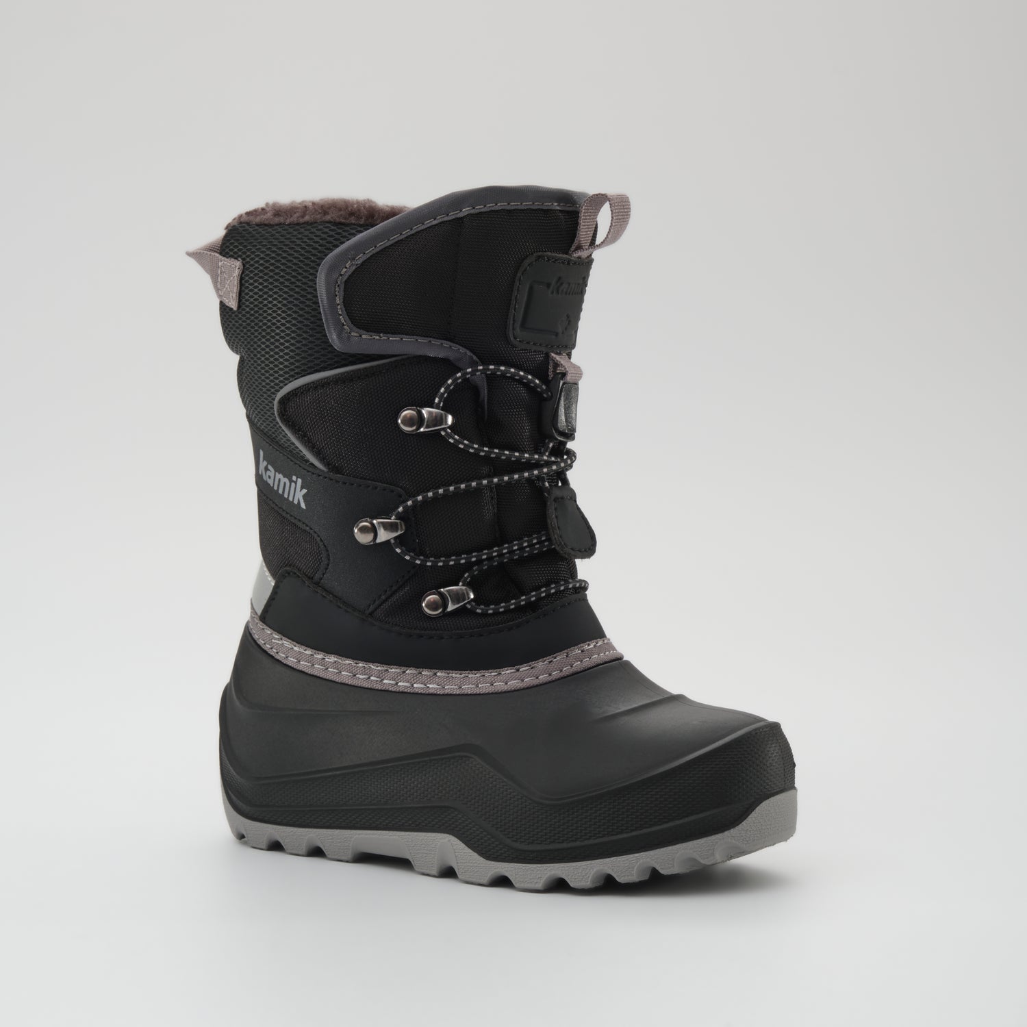 Black : Luke EZ Kids Winter Boots - Main View
