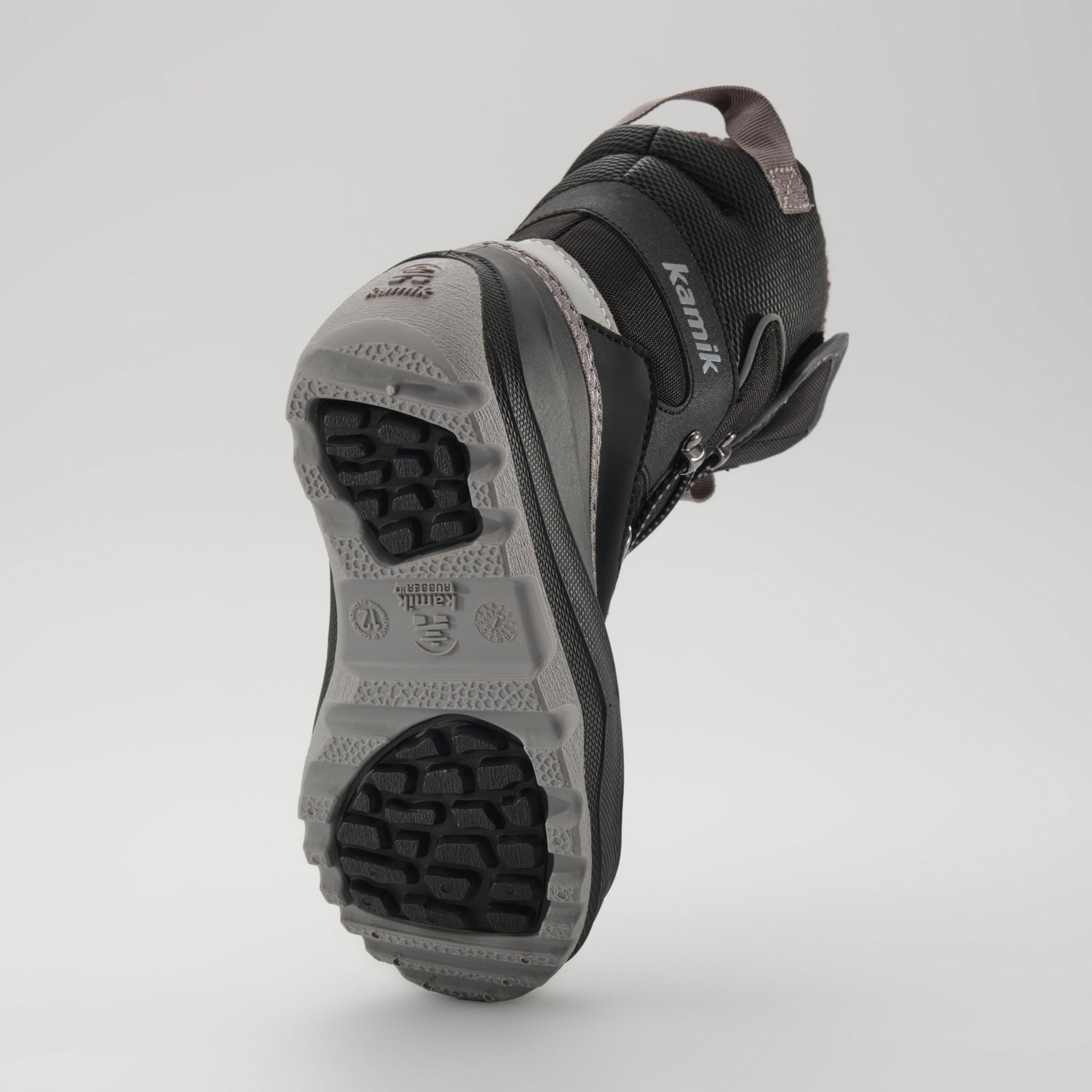 Black : Luke EZ Kids Winter Boots - Outsole View