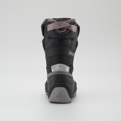 Black : Luke EZ Kids Winter Boots - Back View