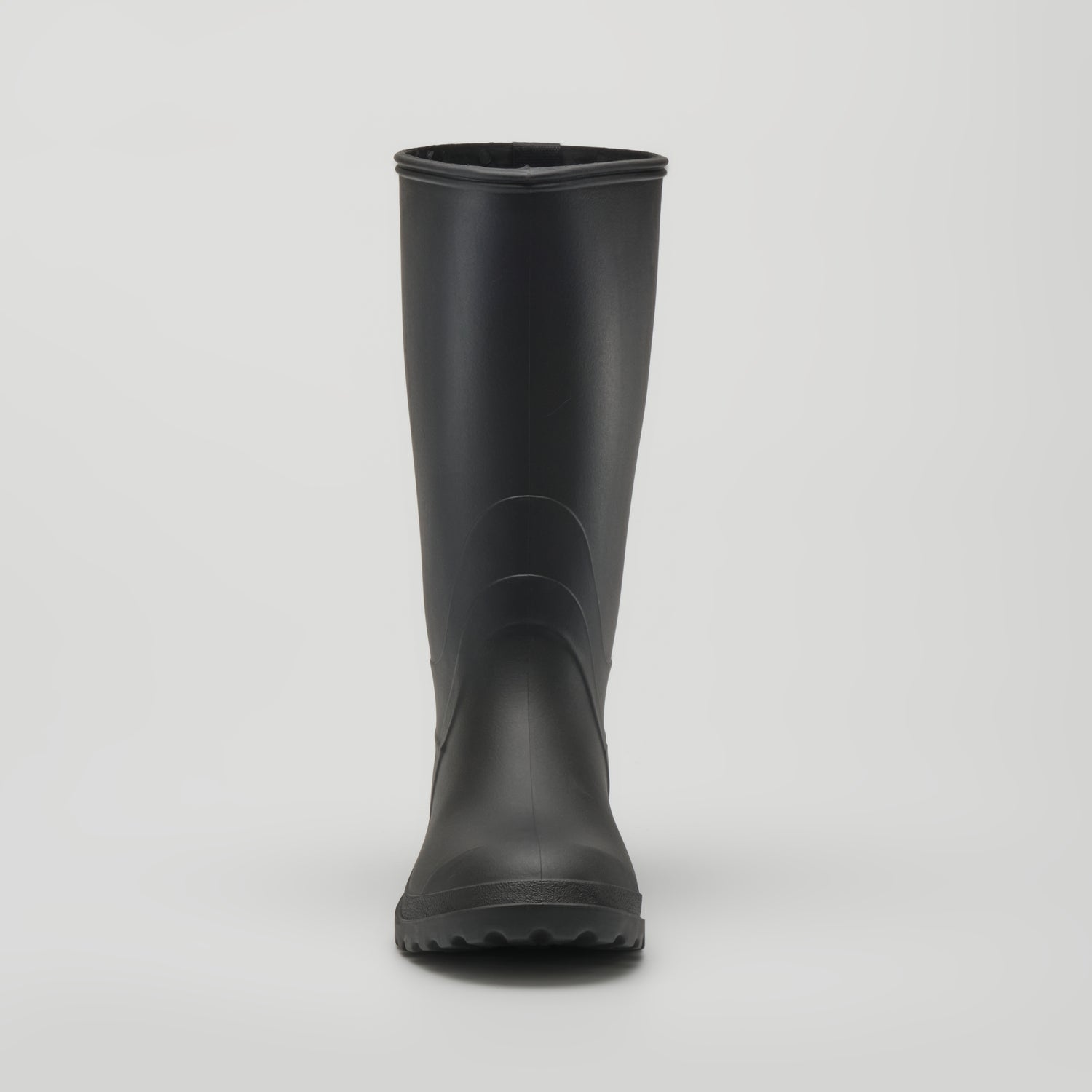 Black : Michael Men's Rain Boots - Front View