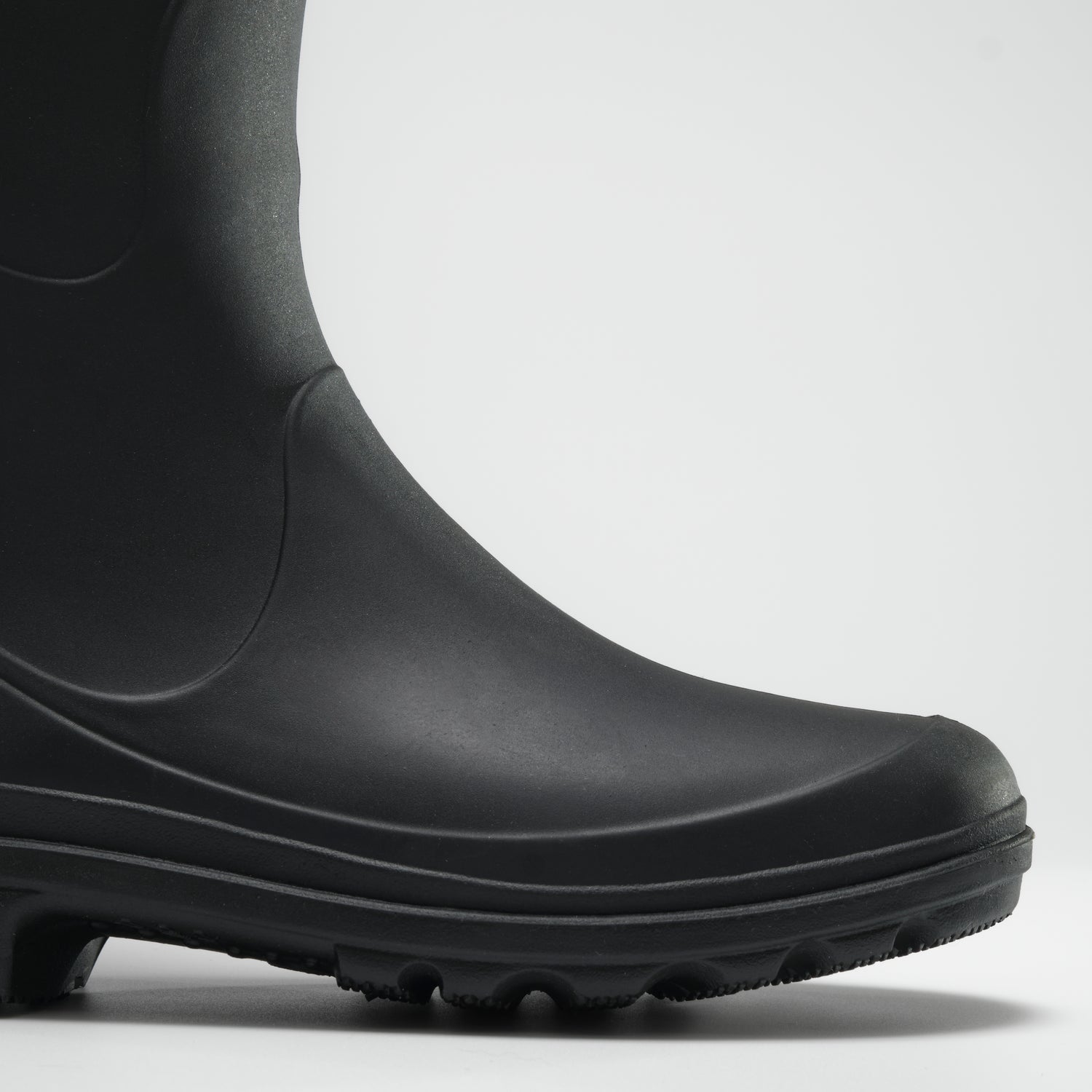 Black : Miranda Women's Rain Boots - Side View Close-up