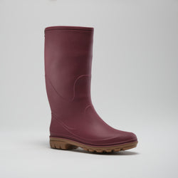 Burgundy : Miranda Women's Rain Boots - Main View