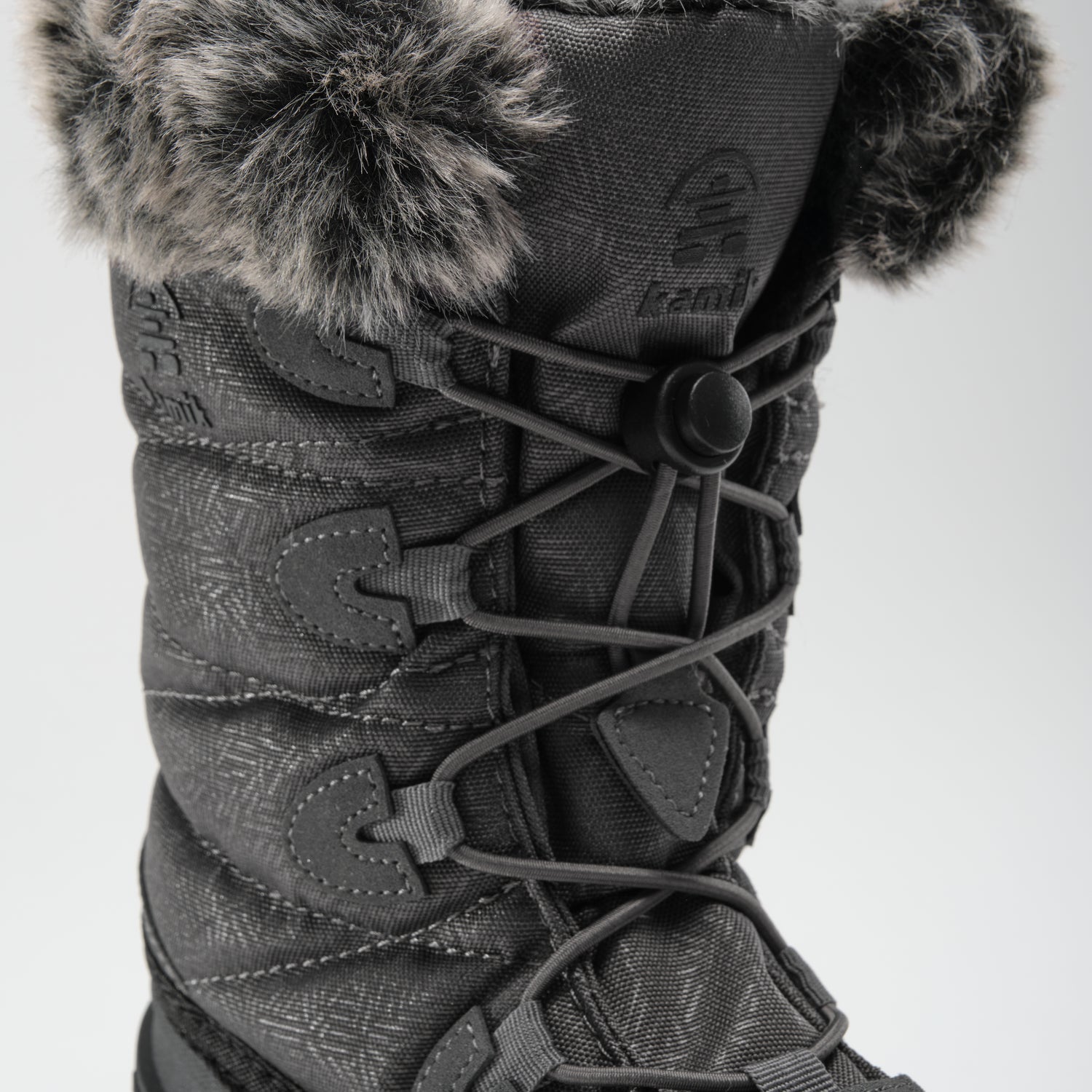 Charcoal : Momentum 3 Women's Winter Boots - Laces View