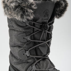 Charcoal : Momentum 3 Women's Winter Boots - Laces View