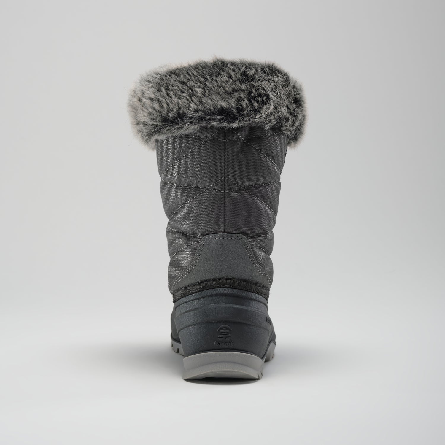Charcoal : Momentum 3 Women's Winter Boots - Back View
