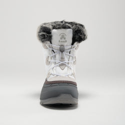 White : Momentum Low 2 Women's Winter Boots - Front View