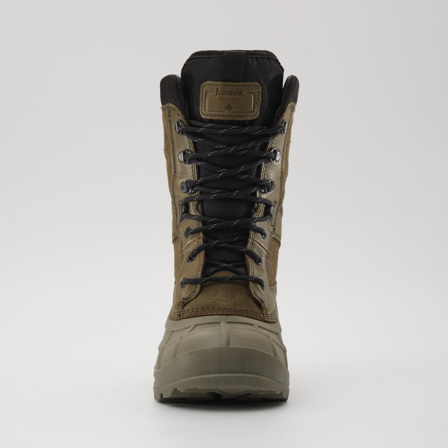 Dark Olive : Nation Plus Men's Winter Boots - Front View