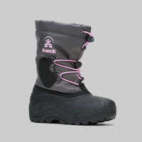 Charcoal : Northpole Kids Winter Boots - Main View