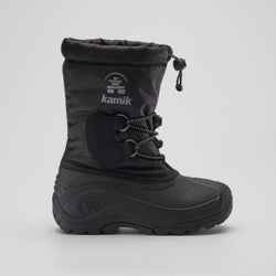 Black : Northpole Kids Winter Boots - Side View