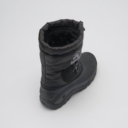 Black : Northpole Kids Winter Boots - Three-Quarter Back View