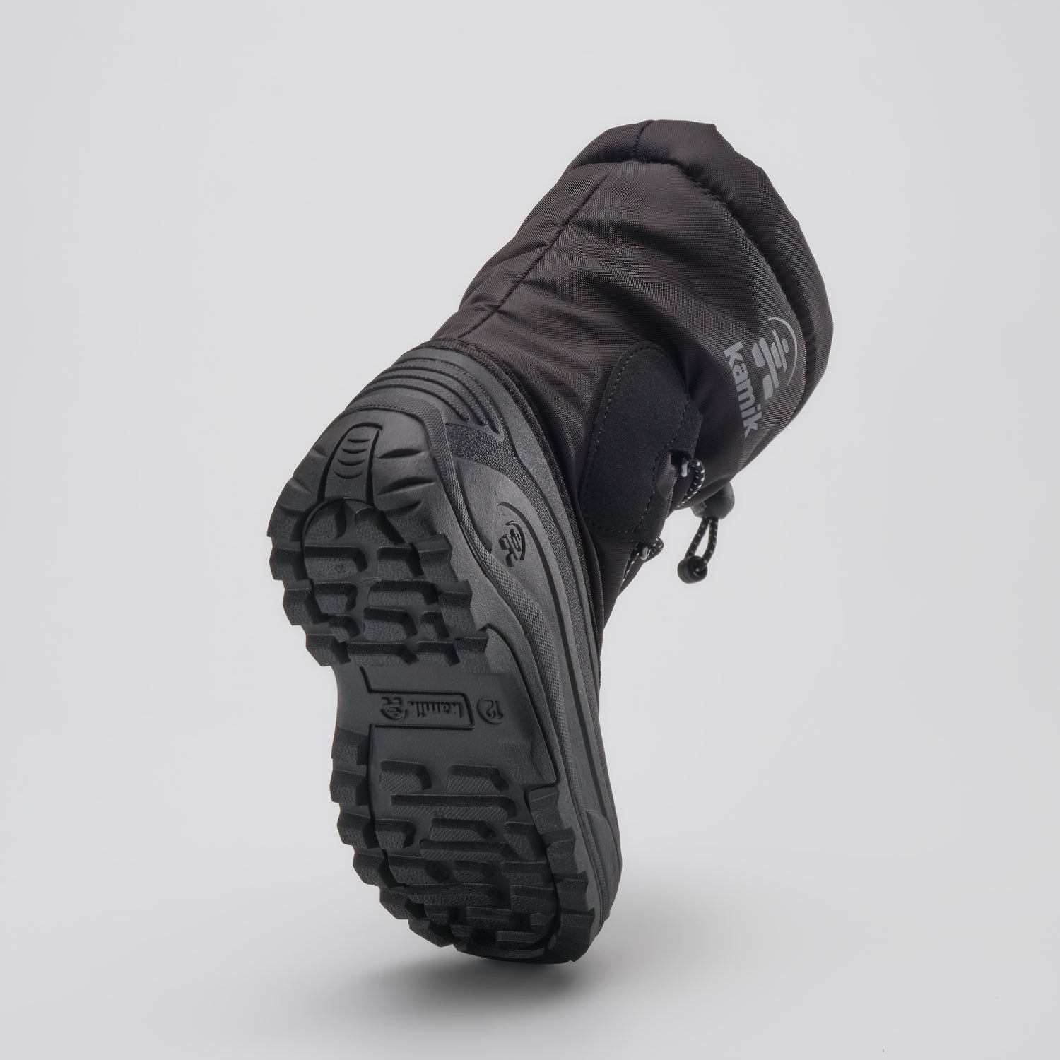 Black : Northpole Kids Winter Boots - Outsole View