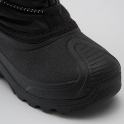 Black : Northpole Kids Winter Boots - Close-up Front View