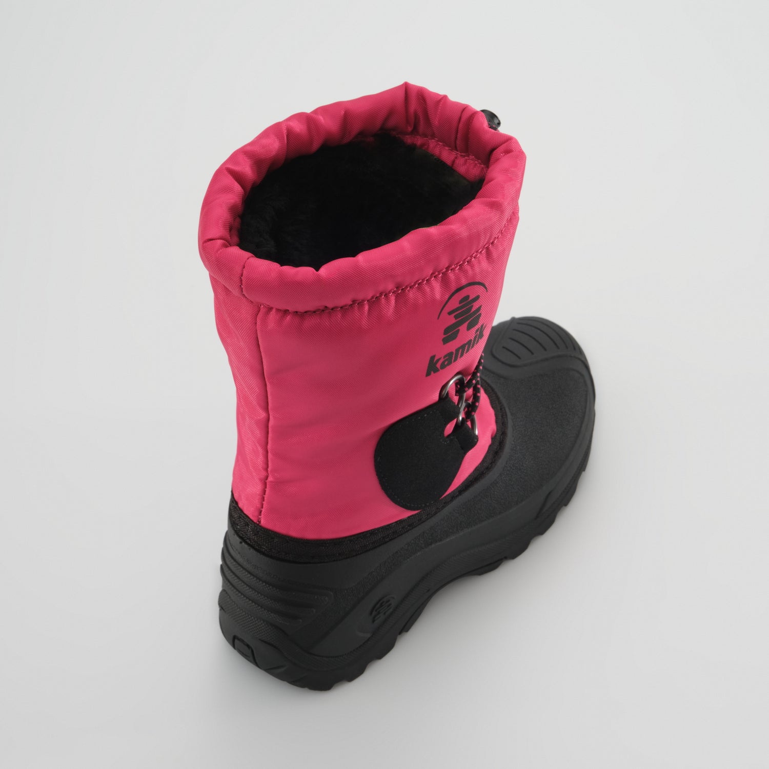 Magenta : Northpole Kids Winter Boots - Three-Quarter Back View