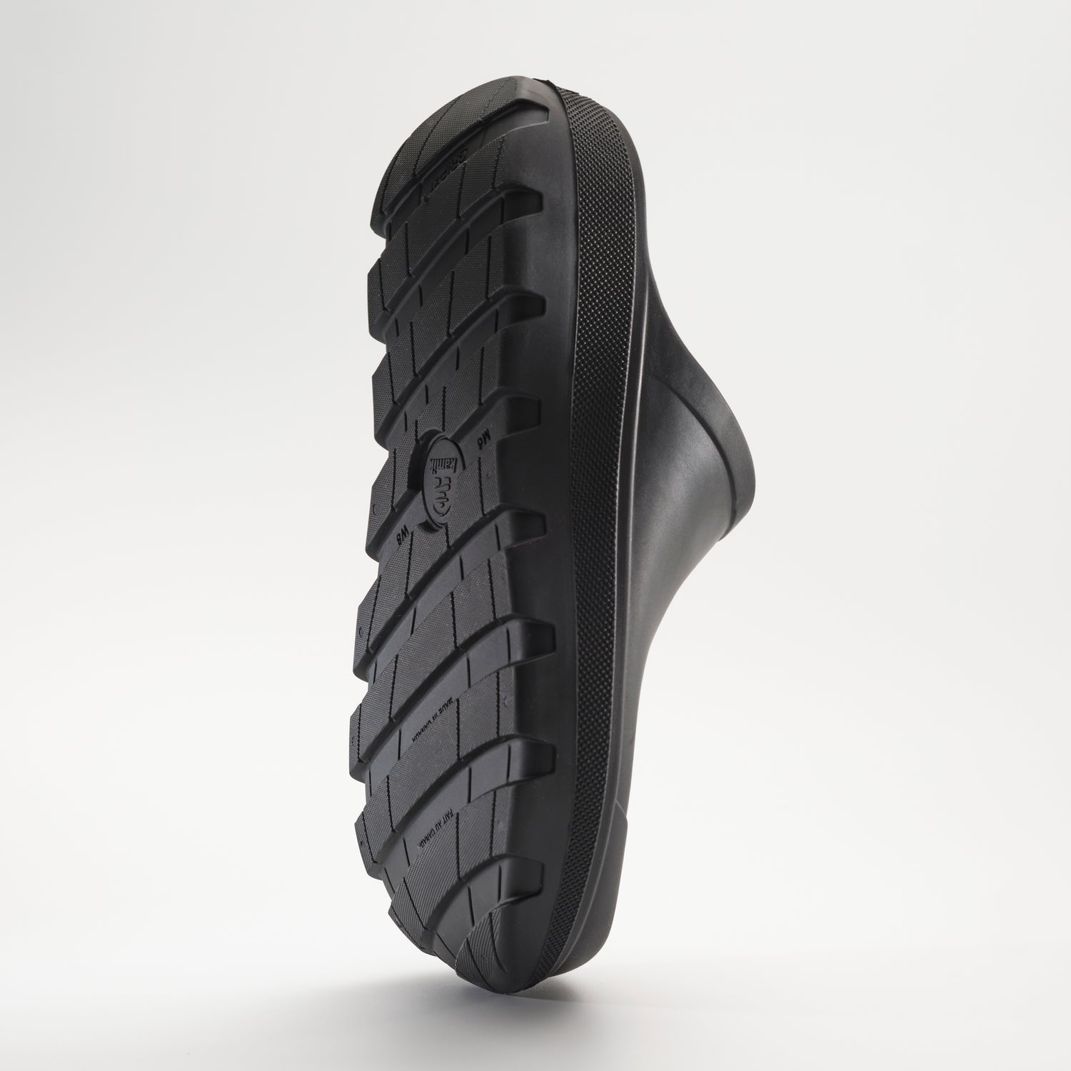 Black : Nova Unisex Waterproof Clogs - Outsole View