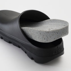 Black : Nova Unisex Waterproof Clogs - Insole View