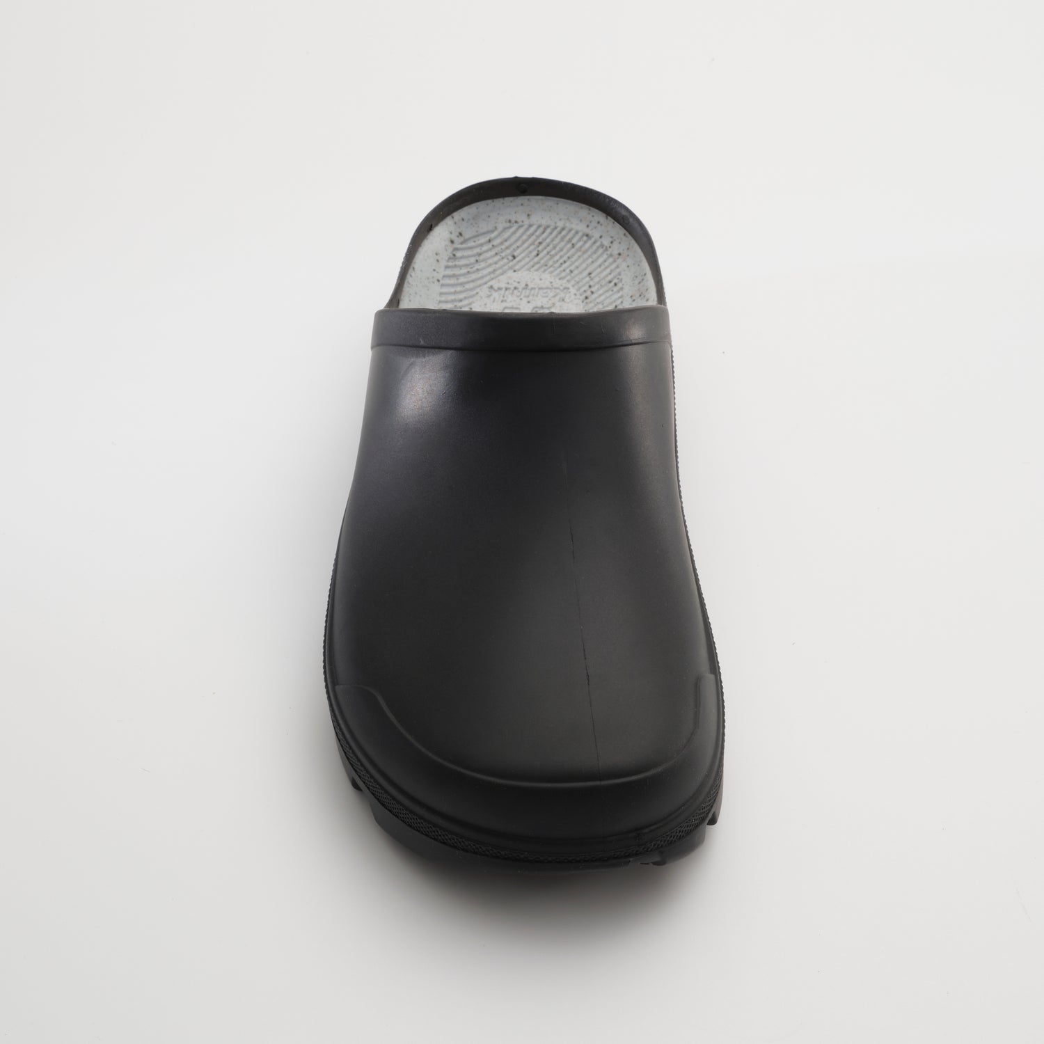 Black : Nova Unisex Waterproof Clogs - Front View