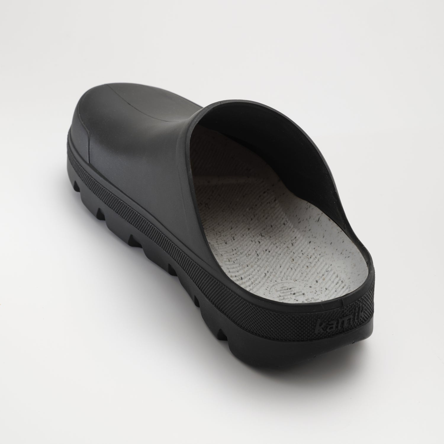 Black : Nova Unisex Waterproof Clogs - Back View