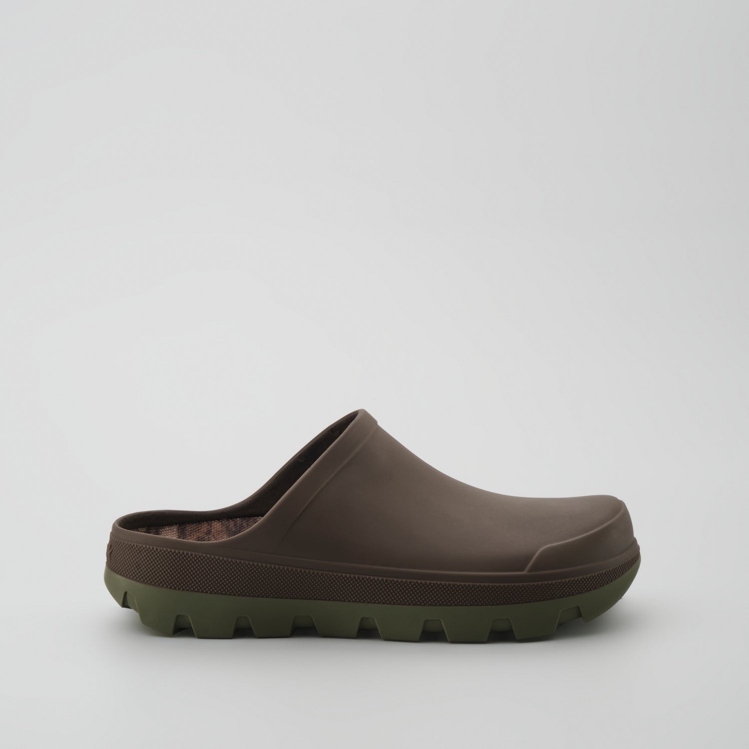 Brown : Nova Unisex Comfort Clogs - Side View