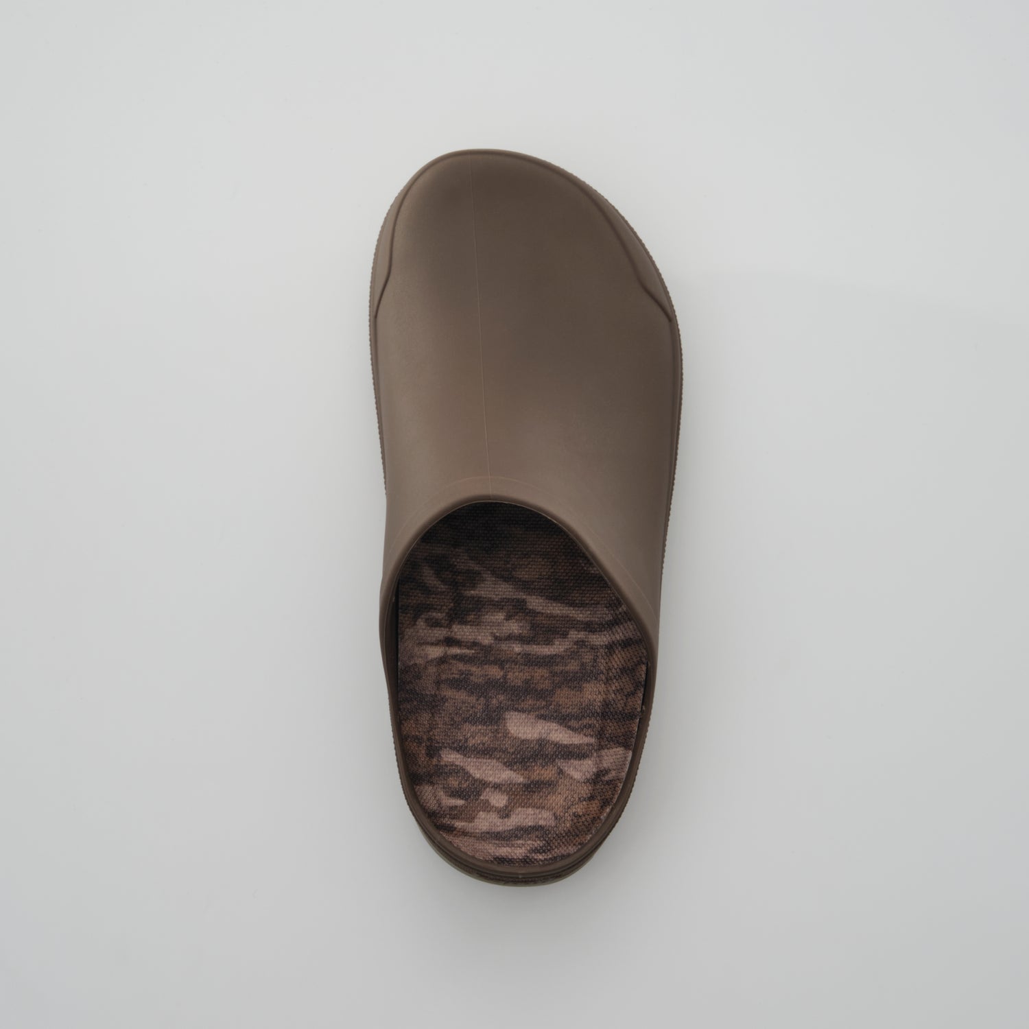 Brown : Nova Unisex Comfort Clogs - Top View