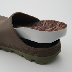 Brown : Nova Unisex Comfort Clogs - Insole View