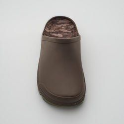 Brown : Nova Unisex Comfort Clogs - Front View