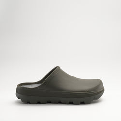 Dark Olive : Nova Unisex Waterproof Clogs - Side View