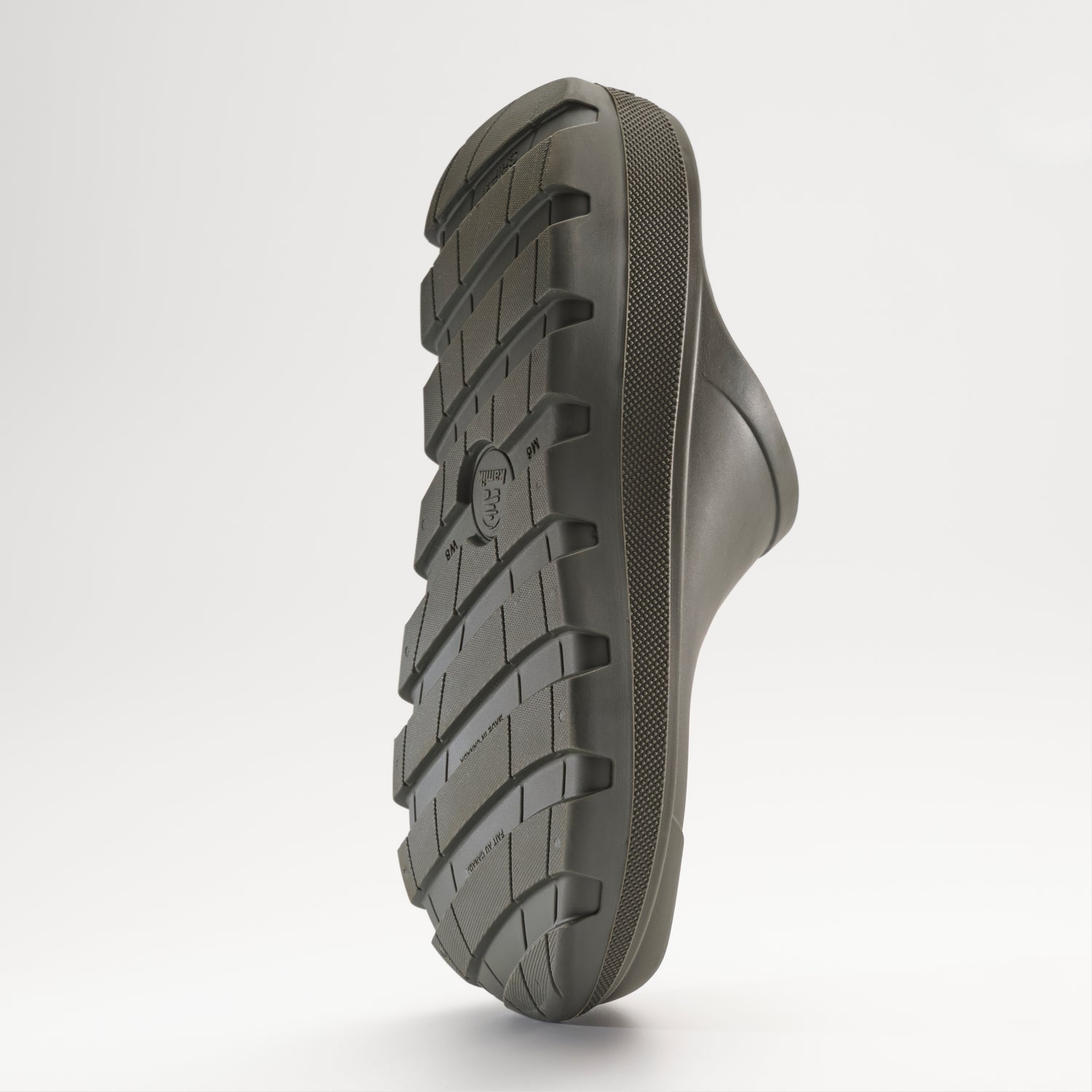 Dark Olive : Nova Unisex Waterproof Clogs - Outsole View