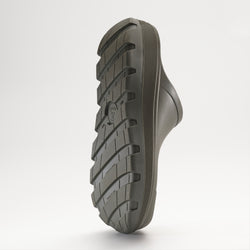 Dark Olive : Nova Unisex Waterproof Clogs - Outsole View