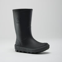 Black-Charcoal : Riptide Kids' Rain Boots - Main View